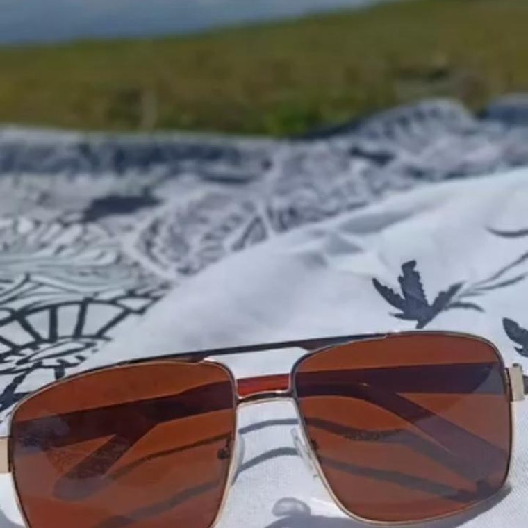 KALE Aviador — aviador marrom clássico masculino