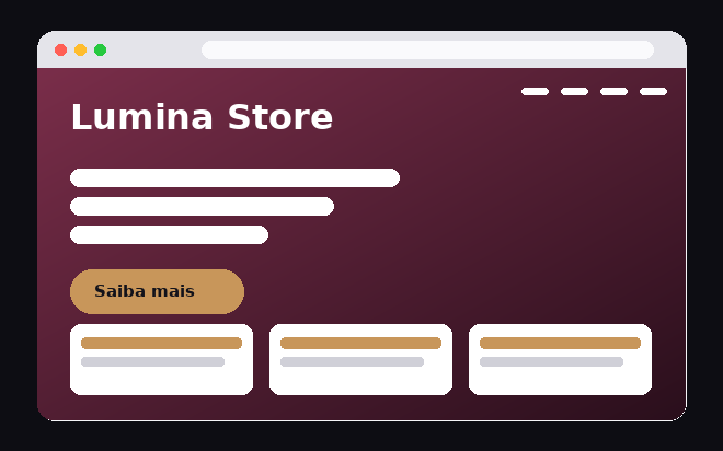 Exemplo de loja virtual / e-commerce